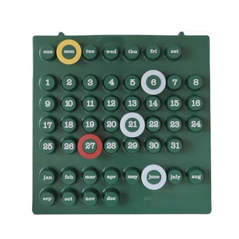 

Perpetual calendar ringadate retro calendar creative Internet celebrity ins wall decoration home