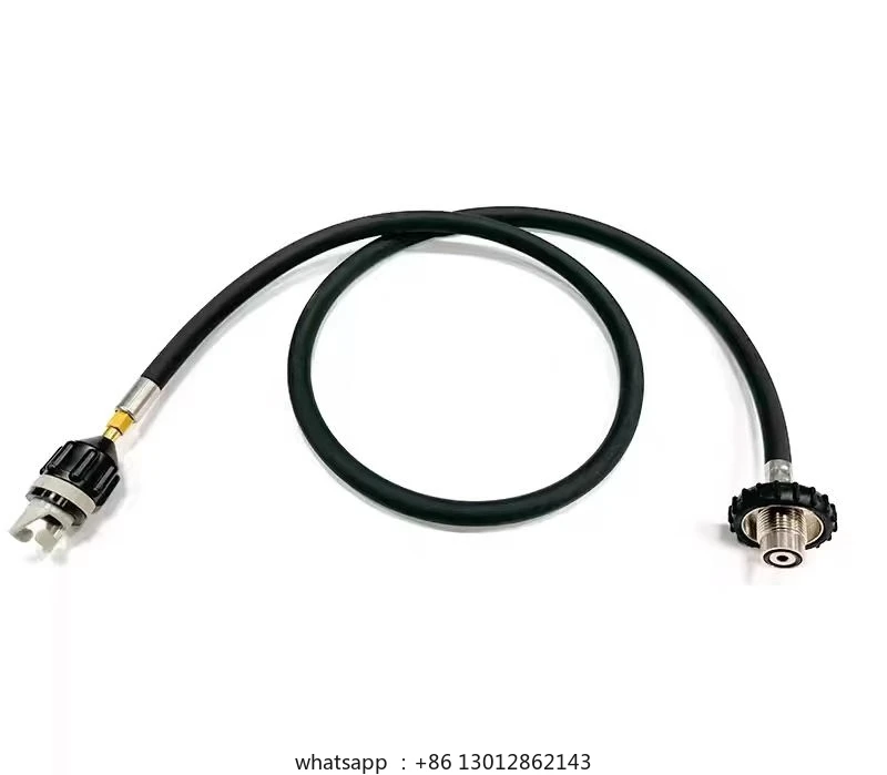 

Respirator Gas Cylinder Decompression Connector Water Rescue Rubber Boat Quick Inflatable Hose
