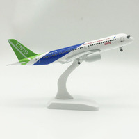 20CM 1:400 Scale CMCC C919 Air Airlines Airplanes Plane Aircraft With Landing Gears Alloy Model Toy For Collections