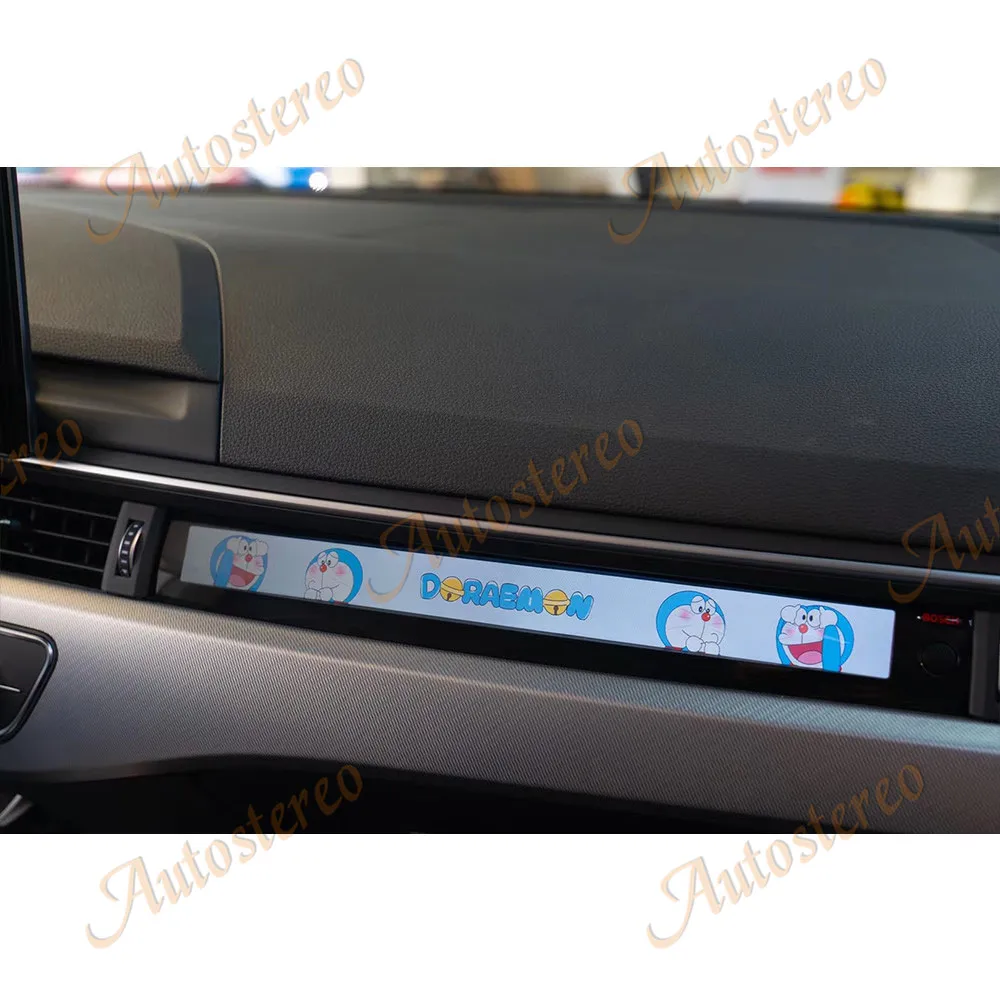 Car Passanger Screen for Audi A4 B9 A5 S4 S5 2016-2021 Multimedia Player Assistant Pilot Screen QLED Co-pilot Auto Stereo