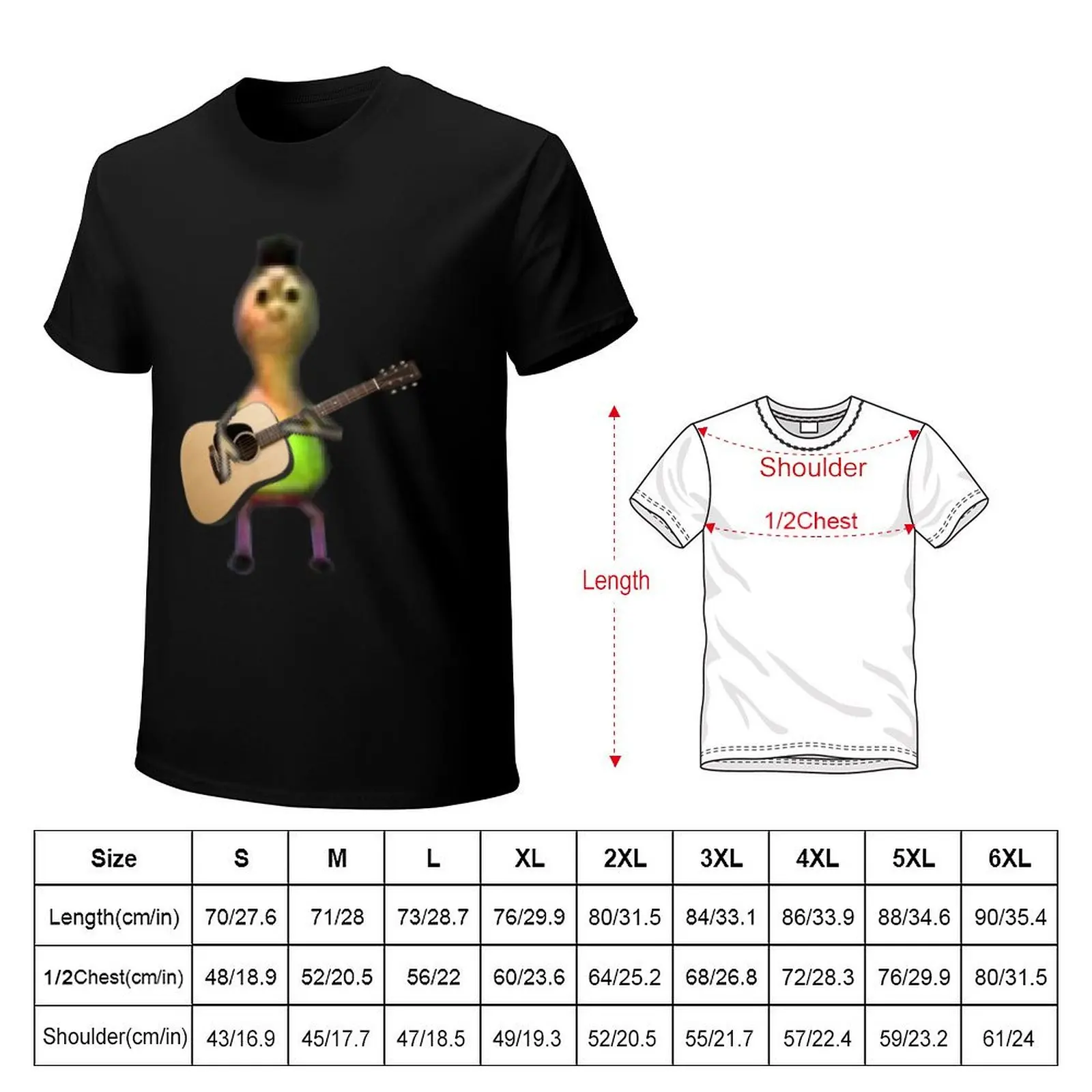 Hamood Habibi playing the guitar shirt T-Shirt funnys custom shirt shirts graphic summer clothes t shirts for men cotton