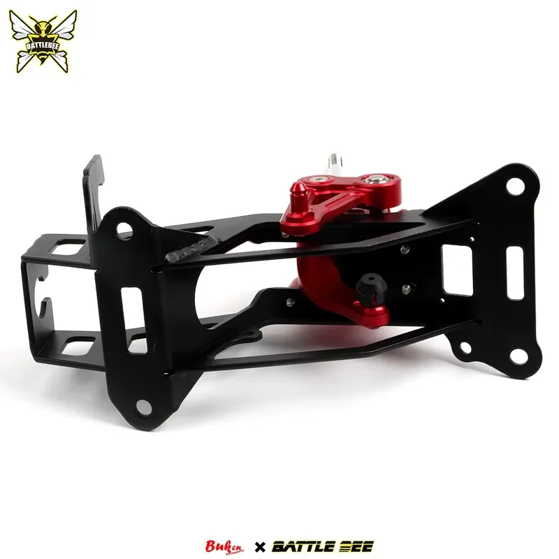 BATTLE BEE High-Quality Billet Aluminum Red Lightweight Short Gear Shifter Lever Box for Car Fit 07-13 - Automotive Gear Shifter
