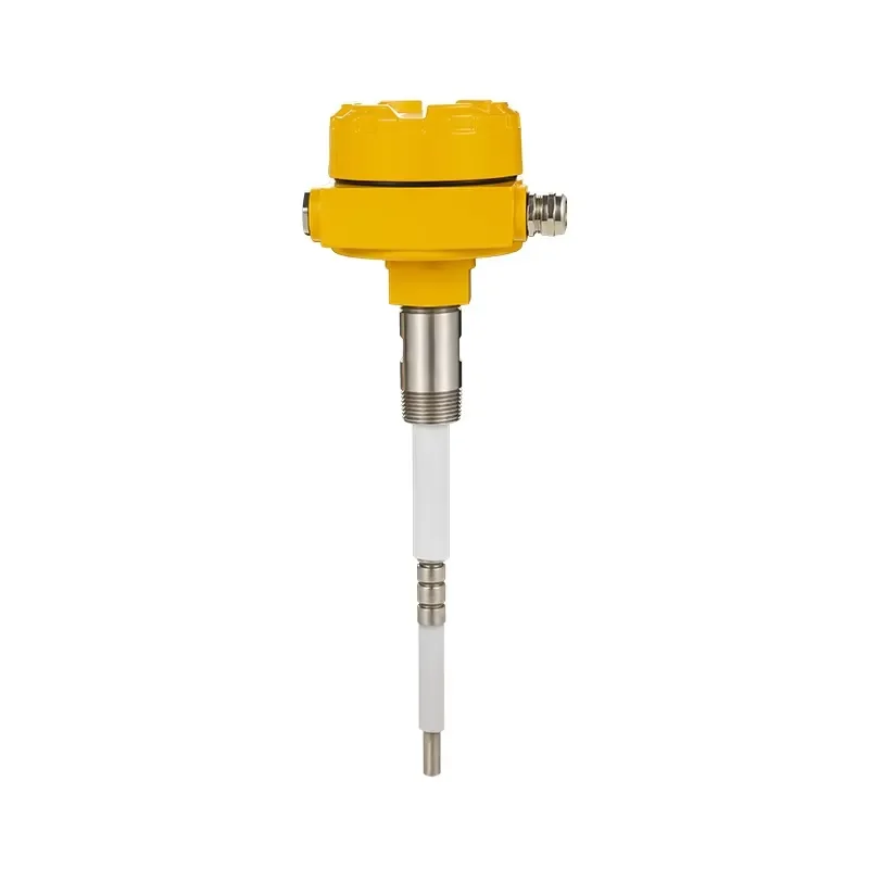 2026 Guided Wave Liquid Level Meter Sensor for Silo with LCD Display Metal Construction 0.05% Accuracy