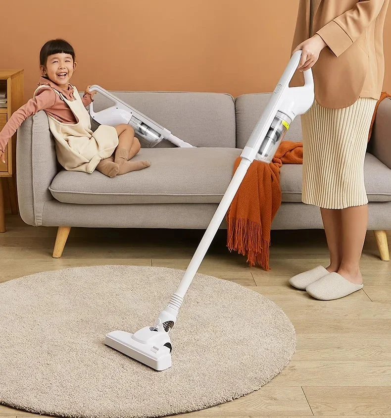 220V High Power Small Size Handheld Low Noise Vacuum Cleaner for Home Use, Portable Powerful Suction Car Vacuums