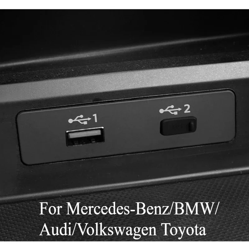 Rear Charging Port Type-C Protective For Mercedes-Benz/BMW/Audi/Volkswagen Toyota Cover Dust Plug Body Kits Accessories