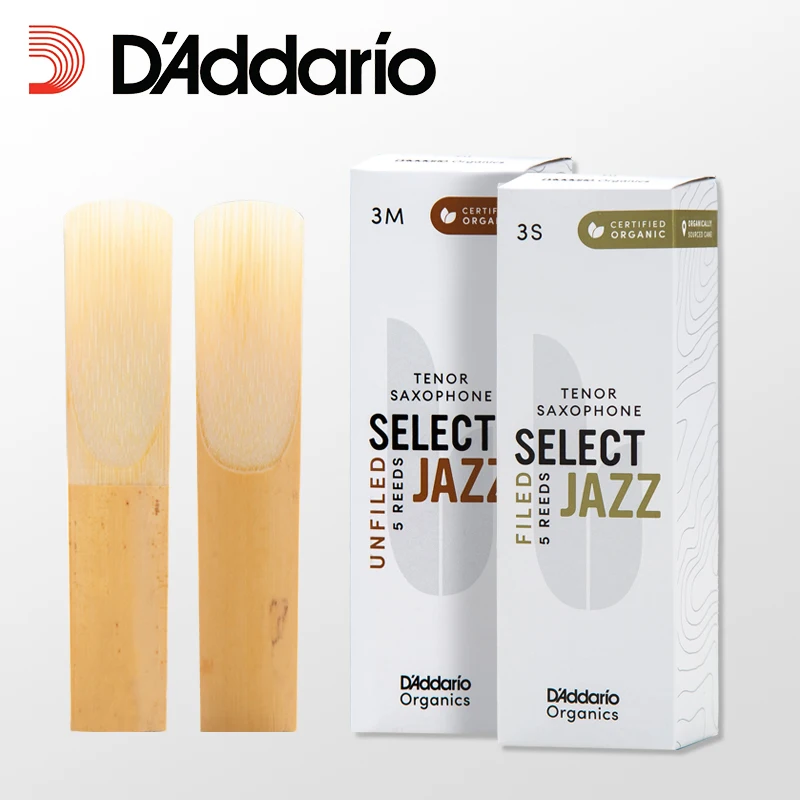 Daddario Rico Jazz Select B-Flat Tenor Saxophone Reed 2m H S Reed