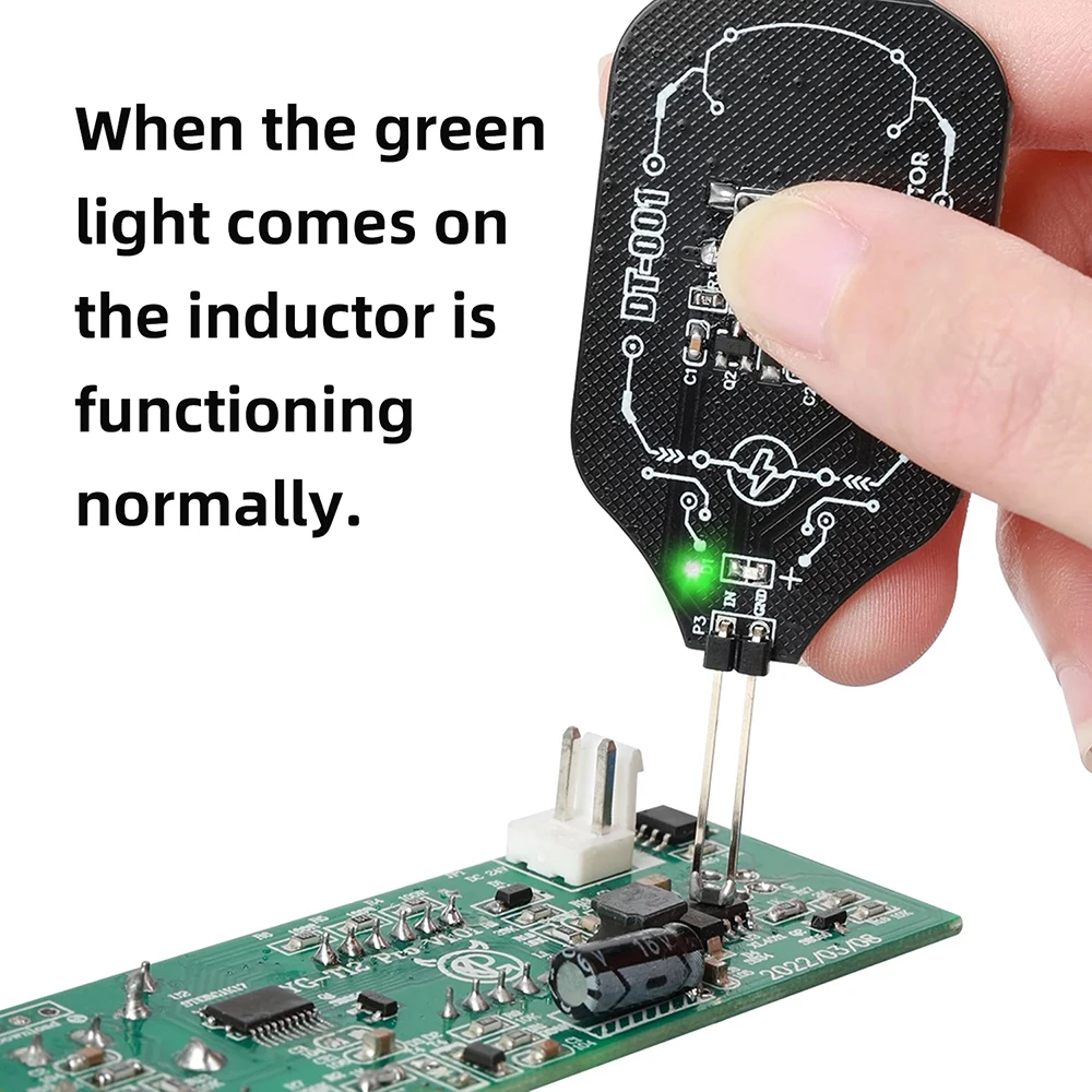  DT-001 Inductance Tester Motherboard Repair Tool Electromagnetic Induction Check Fault Finder for PCB Circuit Board