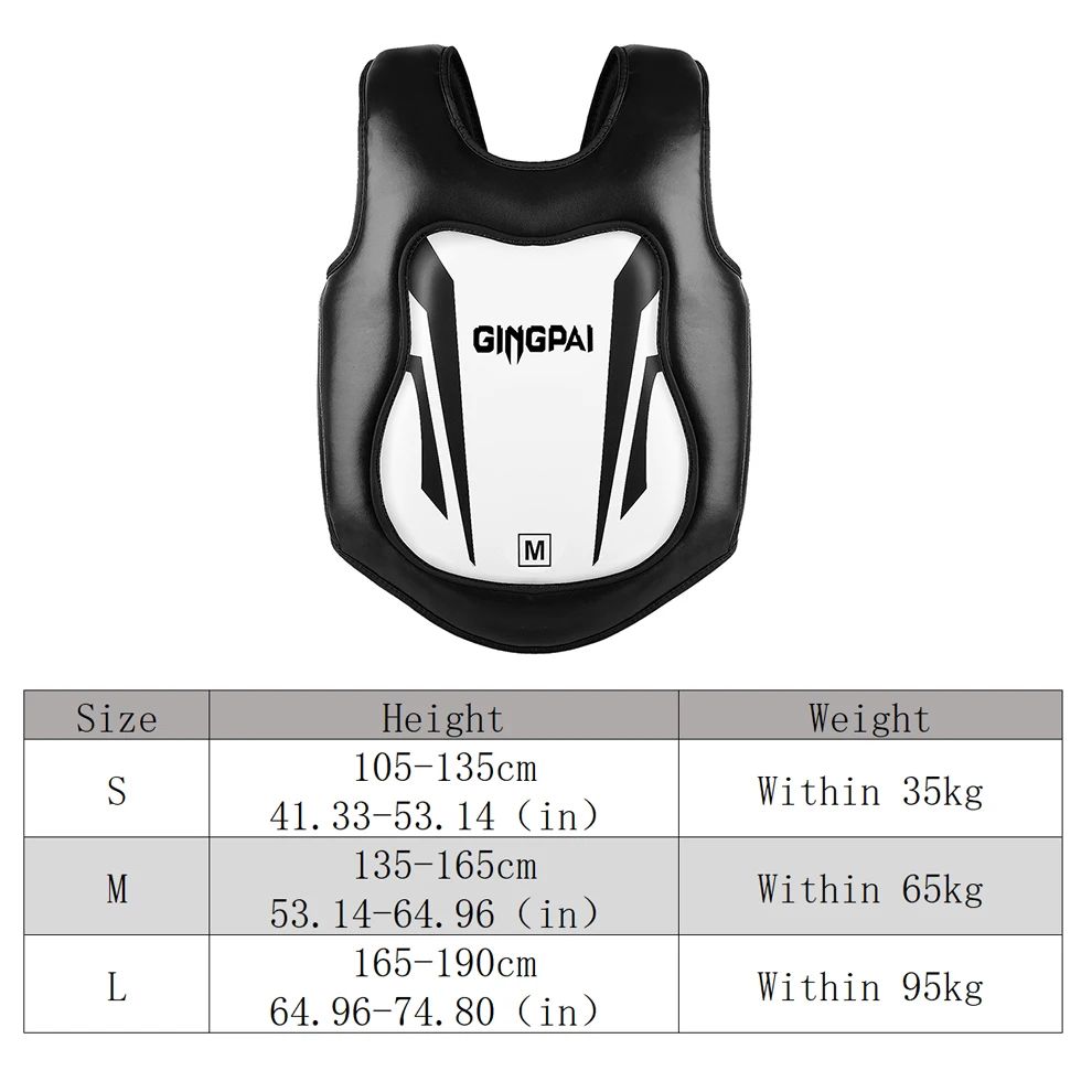 Combat Sanda chest protector for adults and children professional training competition protective gear with thick armor