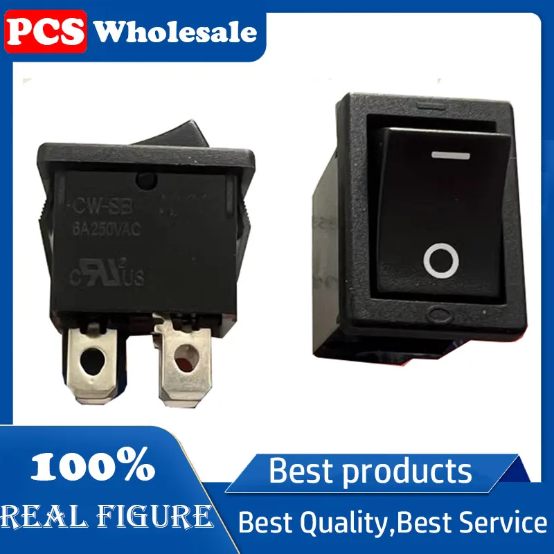 Original CW-SB 6A250VC ship switch 4-pin 2-speed warped power button switch 15*21mm