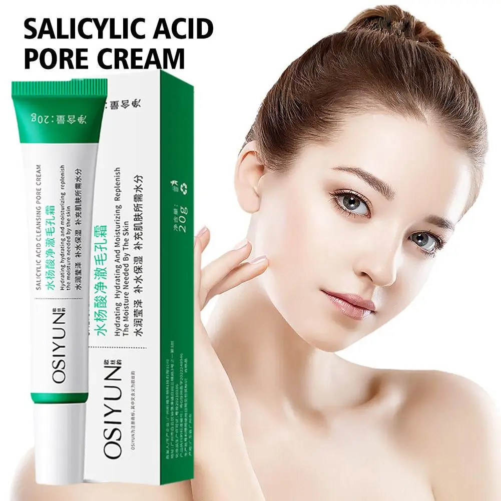 Salicylic Acid Fine Pore Cream Remove Blackehead Tighten Large Cream Skin Repairing Care Face Elimination 1pcs Smooth Pores L0q2