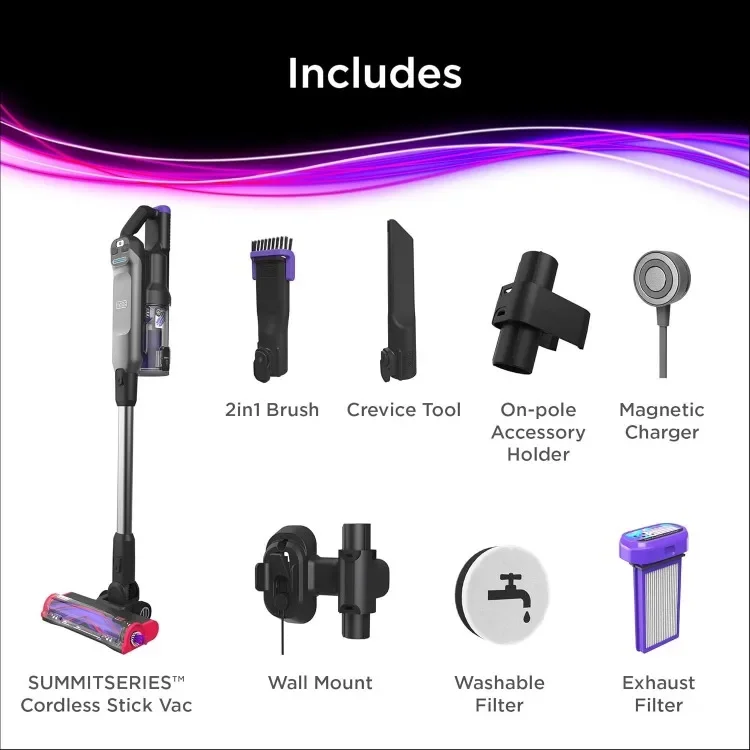 SUMMITSERIES Select Cordless Stick Vacuum Cleaner, LED Floor Lights, Lightweight, Portable (BHFEA640WG)