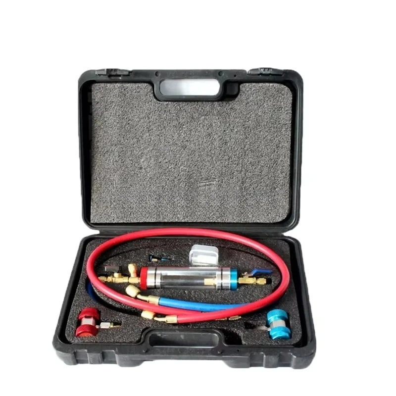 Auto A/C System test Tool Quick Charge Compressor Refrigerant Refrigerant and Oil Compatibility test Tool Kit