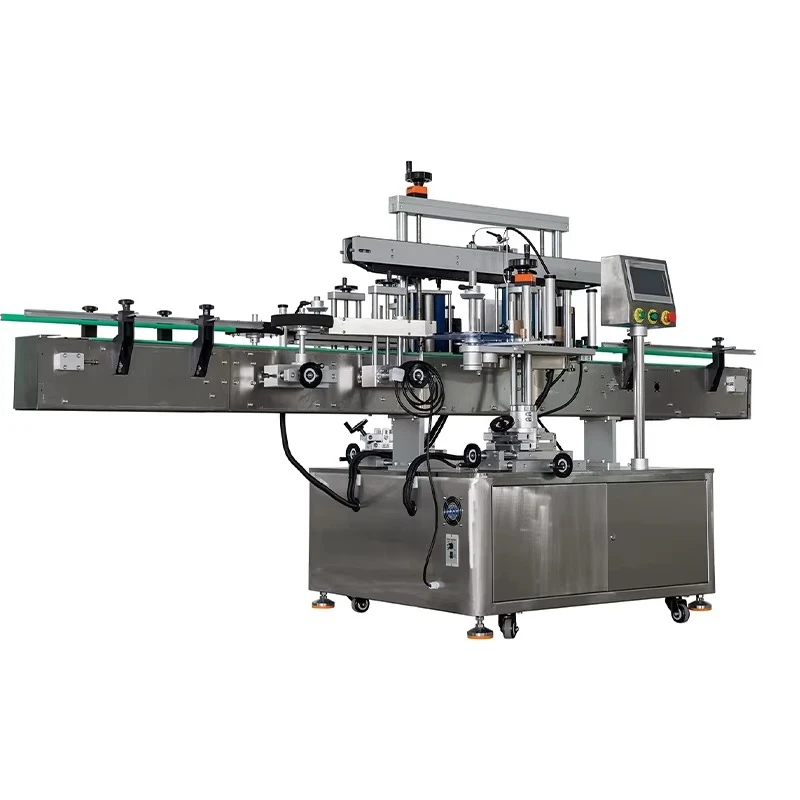Fully Automatic Double Sided Labeling Machine Self Adhesive Roll to Roll Digital Label Applicator for Round Square Can Bottle