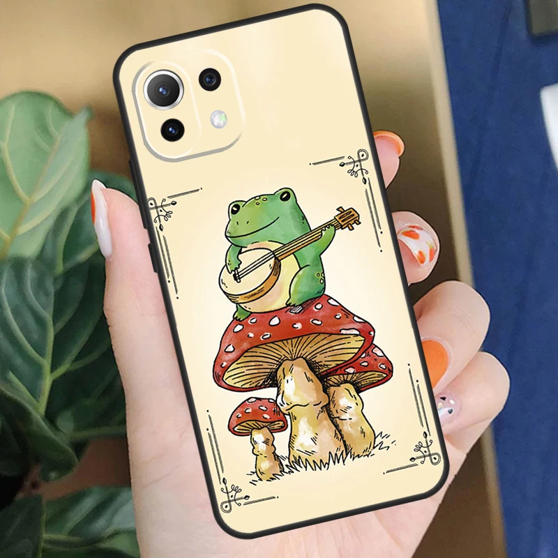 เคส cottagecore FROG aesthetic สำหรับ Xiaomi 13T PRO 12T 11T 14 12 13 Lite 12X poco X5 X3 F5 Pro X4 F3 F4 C65ฝาครอบ M5s