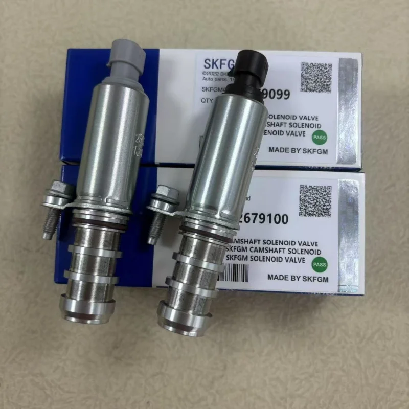 1 para zawór olejowy VVT sterowanie zmiennym elektromagnesem rozrządu dla Buick New Regal Chevrolet Opel Vauxhall Cadillac GMC 12679100 12679099