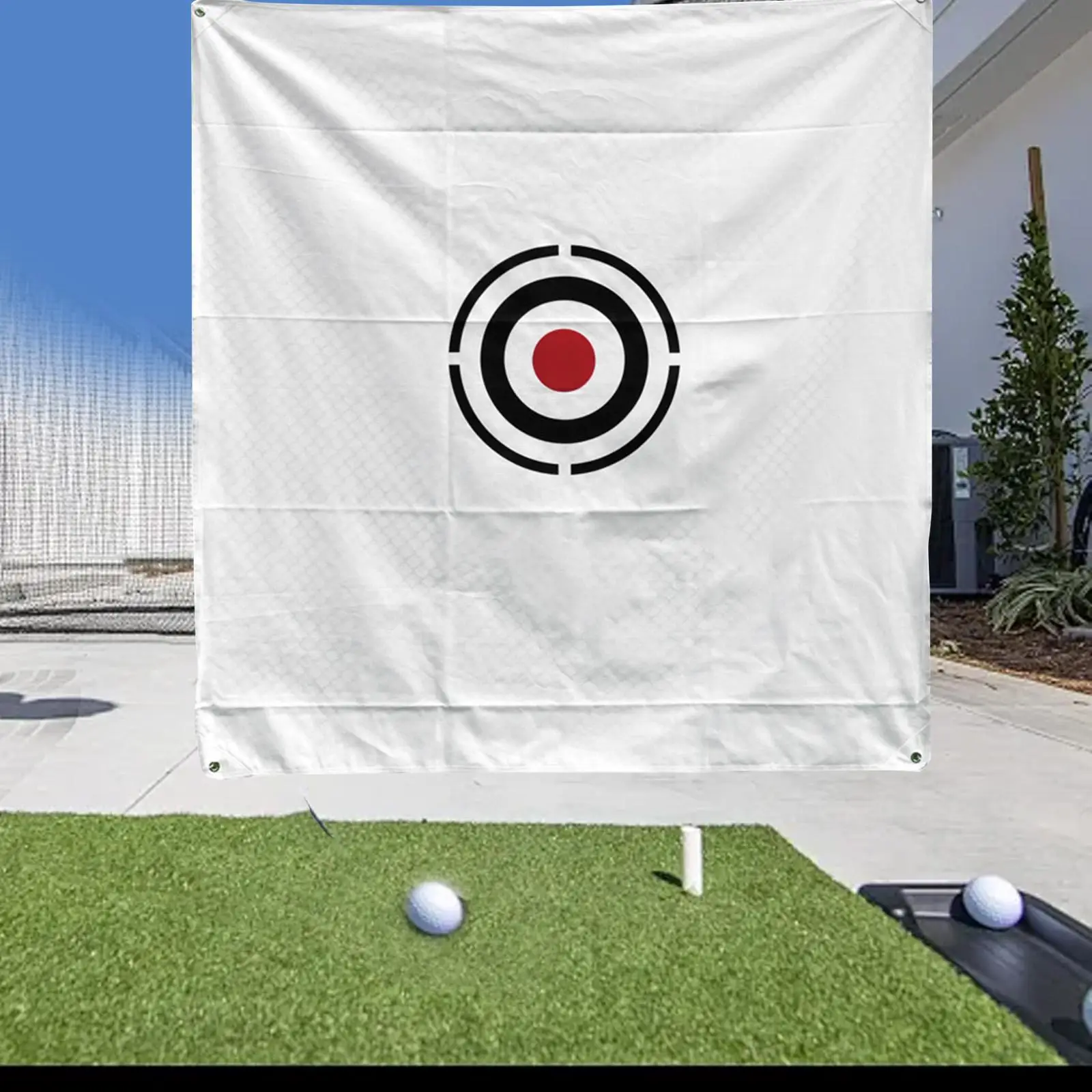 Golf Target Cloth Collapsible Hitting Net Hitting Cage Golf Hitting Cloth for Outdoor Indoor Aiming Exercise Men Swing Trainer