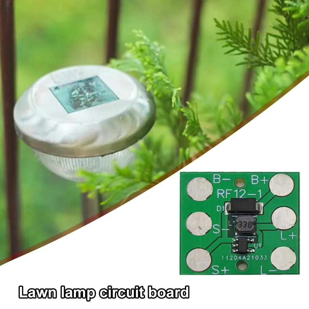 1-5Pcs Circuit Board 1.2V Solar Lawn Light Lantern Controller Board Ni-MH Battery Lamp Circuit Module for Solar Landscape Light