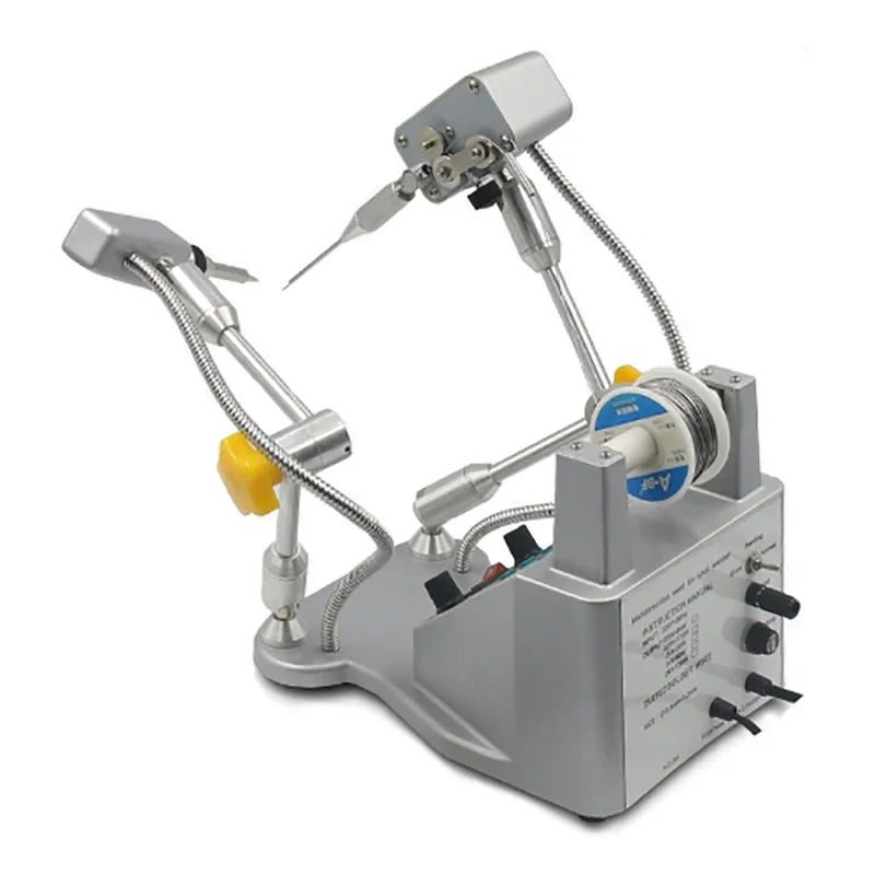 Automatic Soldering Machine Pedal Tin Soldering Iron 376 Station HS376D for Lab