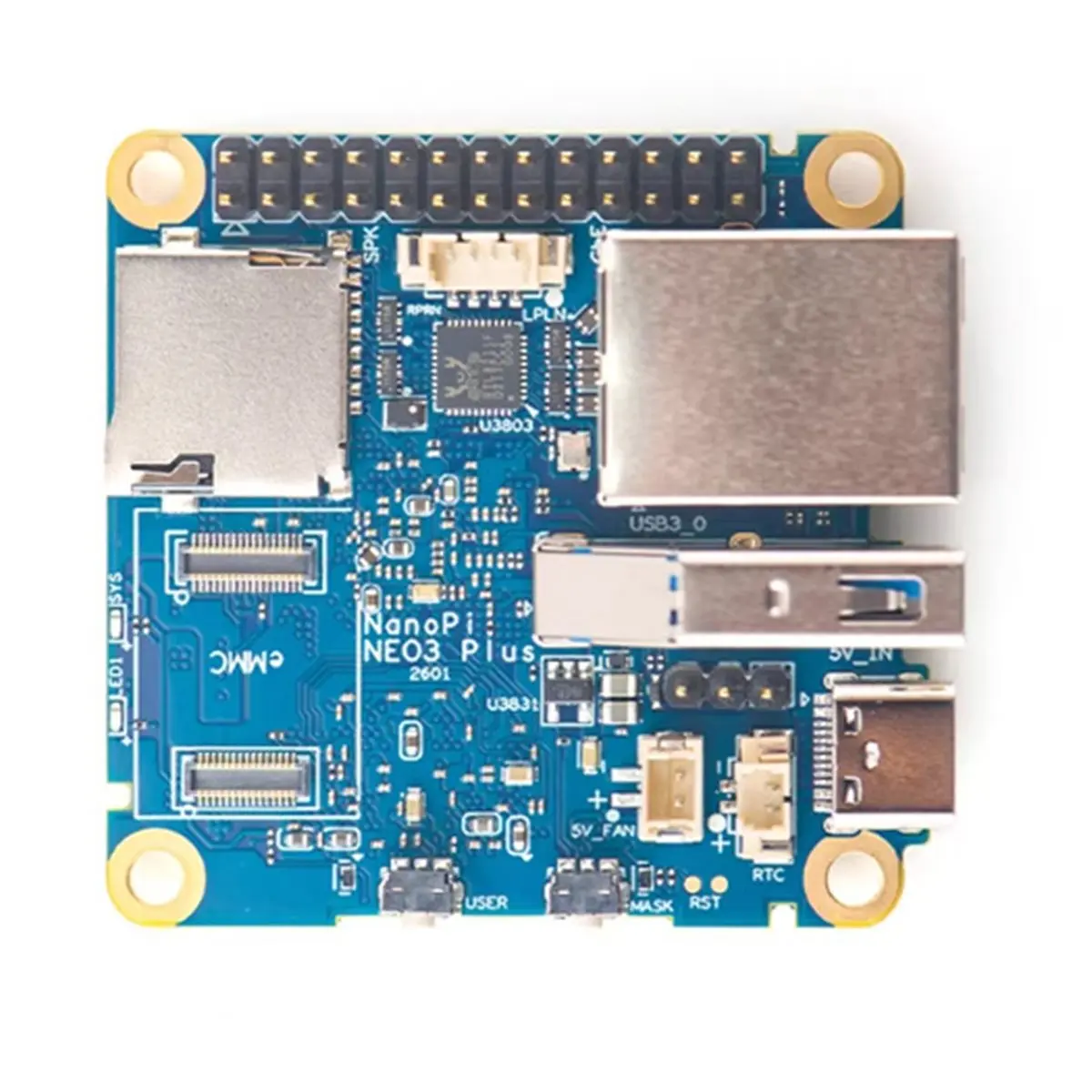 

Новая мини-плата для разработки NEO3Plus 2026 года, RK3528, Gigabit Ethernet, 1 ГБ, поддержка расширения EMMC