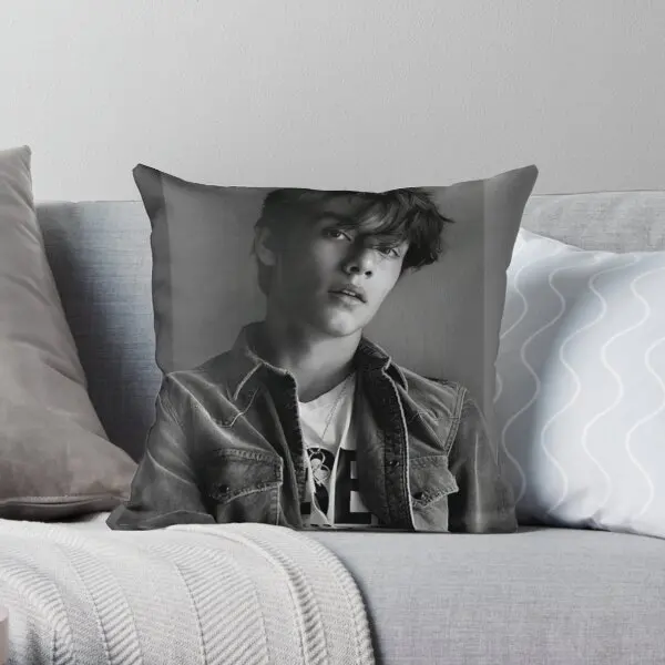 Louis  Printing Throw Pillow Cover Bedroom Throw Case Cushion Car Comfort Fashion Square Waist Soft Pillows not include One Side