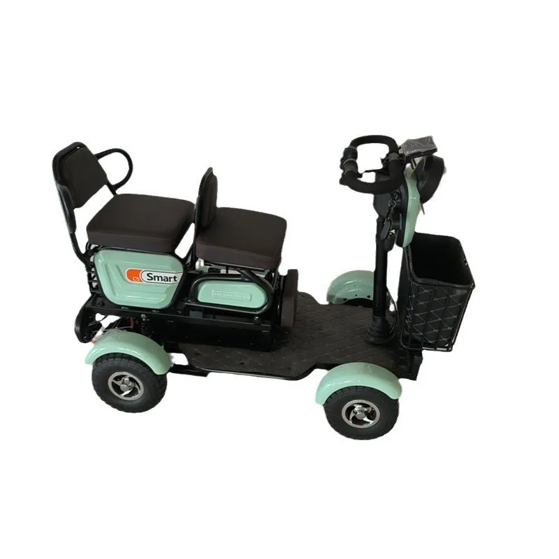 New Design Four-wheel Electric Mobility Scooter with Sensor Technology 60-80km Range & 31-40km/h Speed for Elderly Use