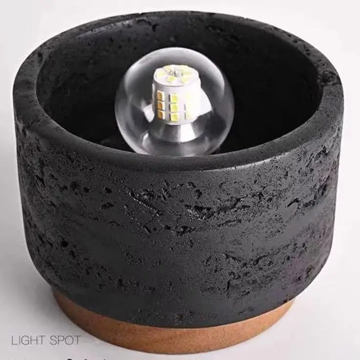 Nordic Minimalist Unique Black Hole Stone Hallway Entrance Corridor Balcony Vintage Home Ceiling Lamp