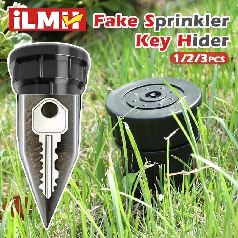 Garden Key Hider Watering Can Key Safe Realistic Underground Durable Plastic Outdoor Security No Battery
