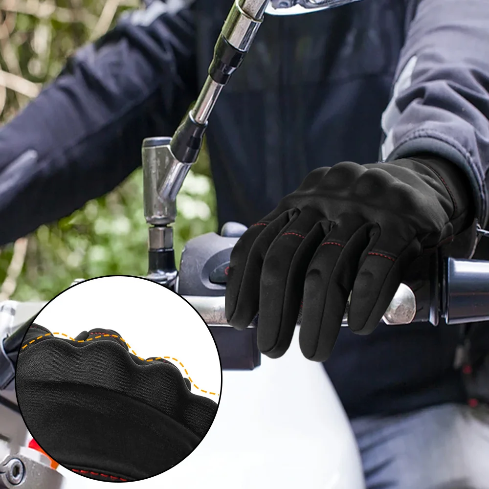 Rękawiczki zimowe z ekranem dotykowym Sporty termiczne Polowanie Narciarstwo Jazda na rowerze Jazda motocyklem Praca Rower Wiatroszczelny