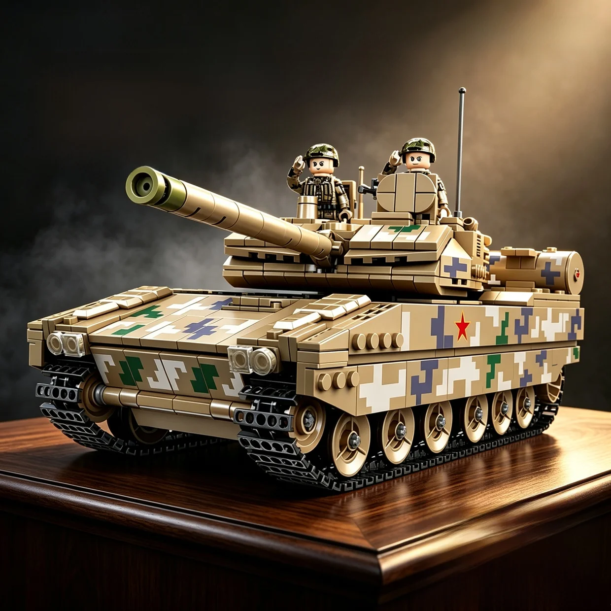advanced-difficulty-15-type-light-tank-military-model-building-blocks-large-size-educational-assembly-armor-vehicle-boys-gift