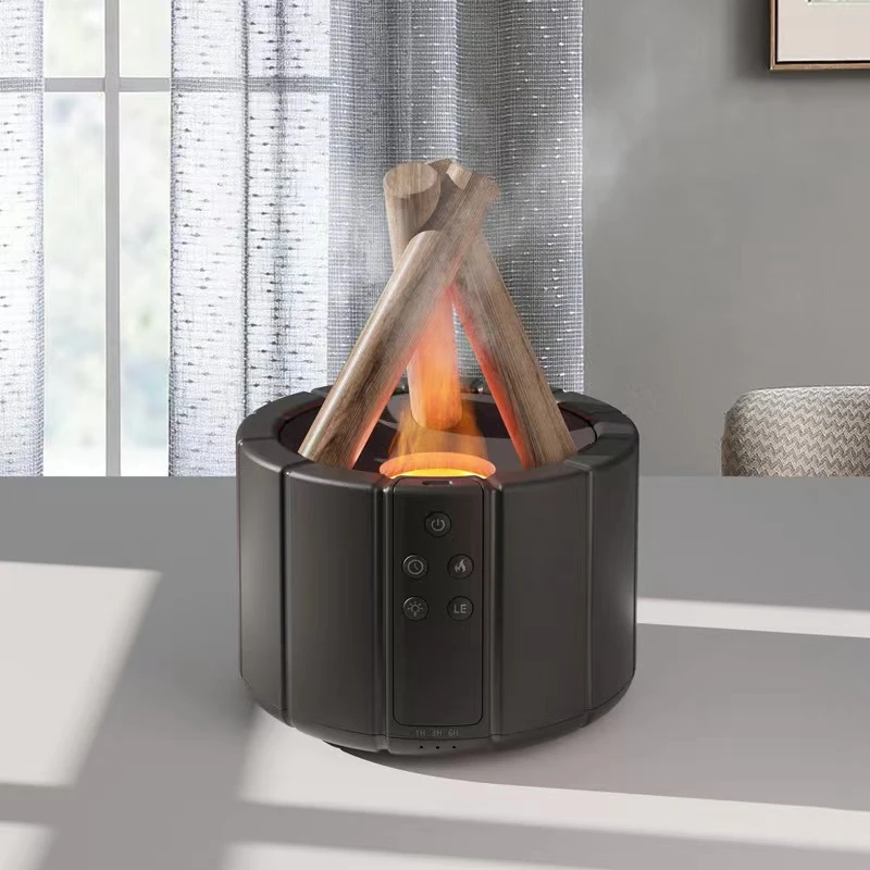 Campfire Aromatherapy Machine Home Aromatherapy Machine Essential Oil Aromatherapy Flame Humidifier Home Deco