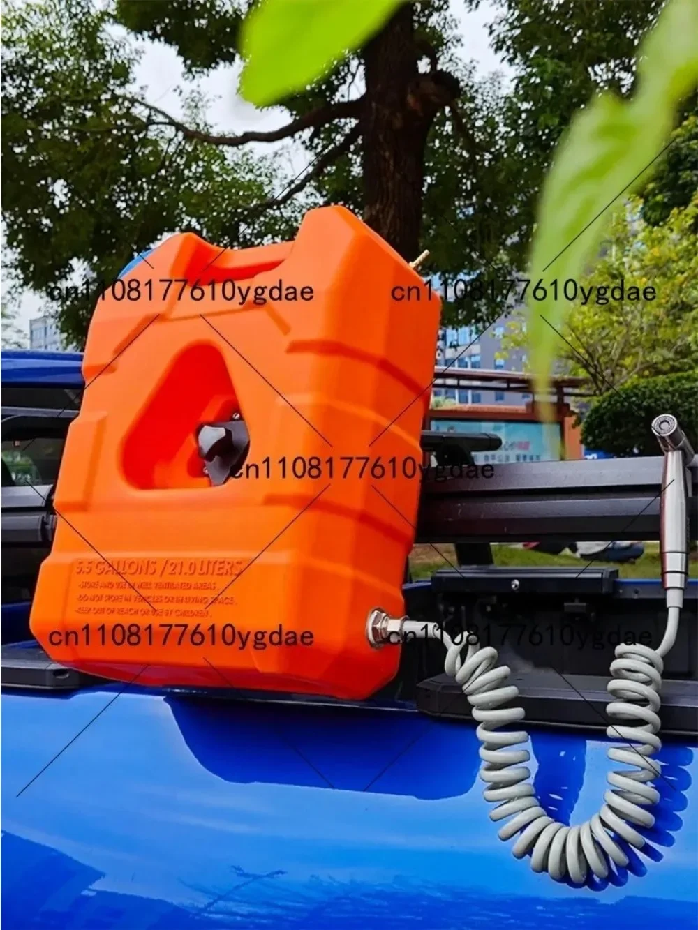 21L Portable Water Storage Bucket With Tap For Camping & Outdoor Use