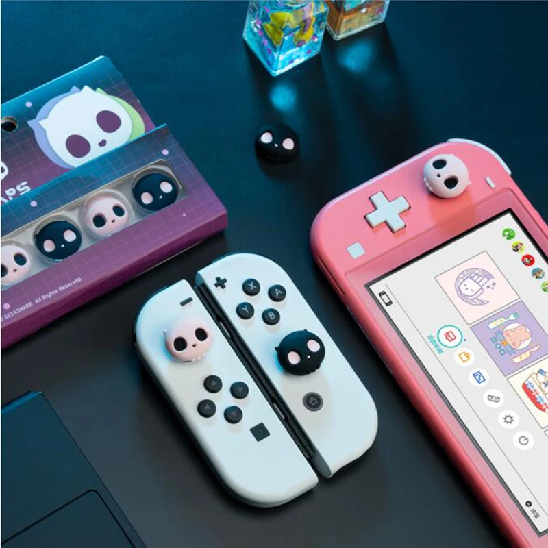 سيليكون الإبهام عصا قبضة غطاء عصا التحكم غطاء ل نينتندو سويتش Oled/لايت لسوني PS5 PS4 PS3 Xbox One/360 سليم/برو سلسلة X/S