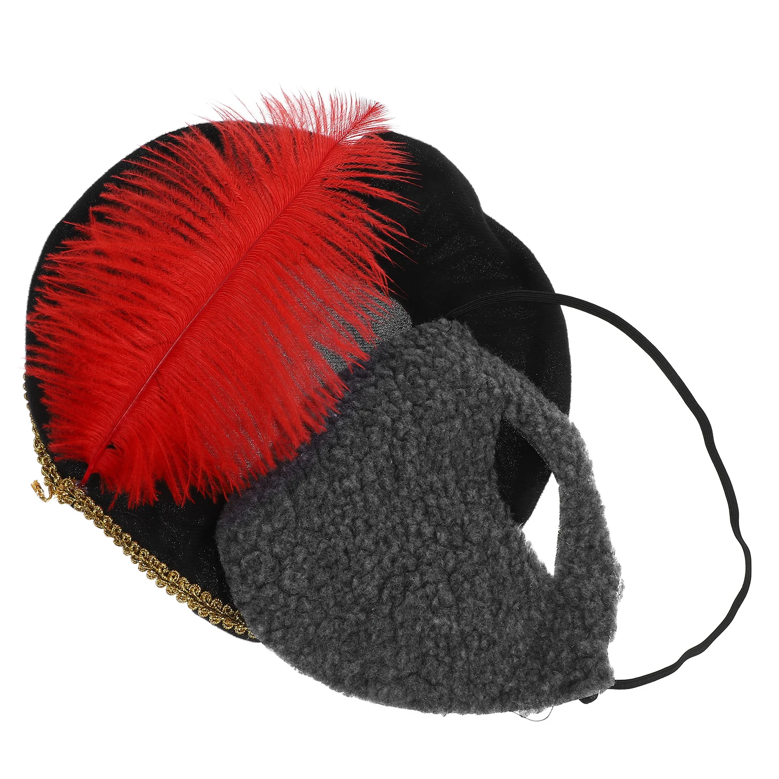 1 set Medieval Hat With Beard For Men Renaissance Costume Accessory Party Cosplay Prop Vintage Headgear Halloween Festival Wear