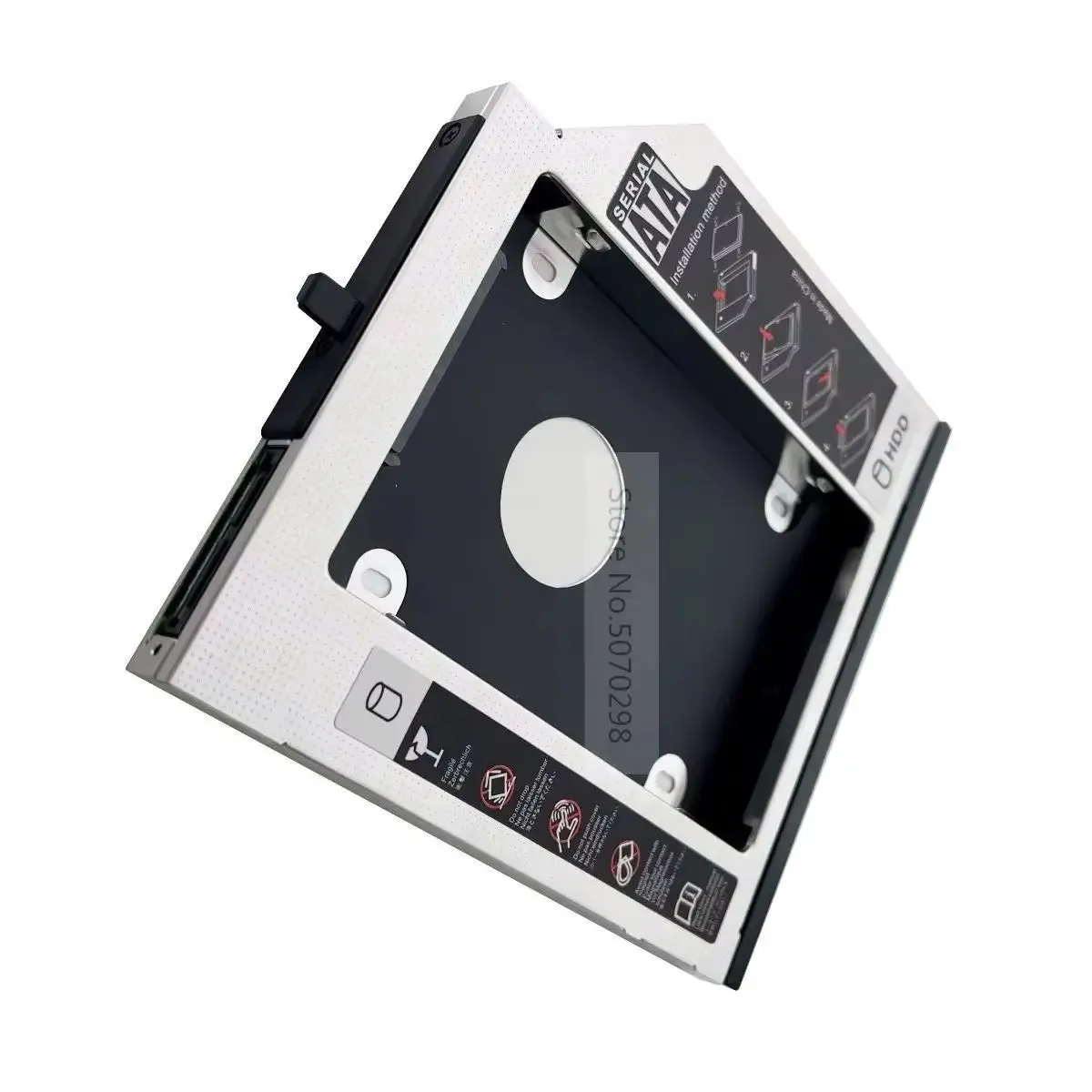 

2nd 2.5 Hard Drive HDD SSD Optical bay Caddy Frame Adapter for Lenovo ThinkPad W700 W700ds W701 W701ds W510 W520 W530 R400 R500