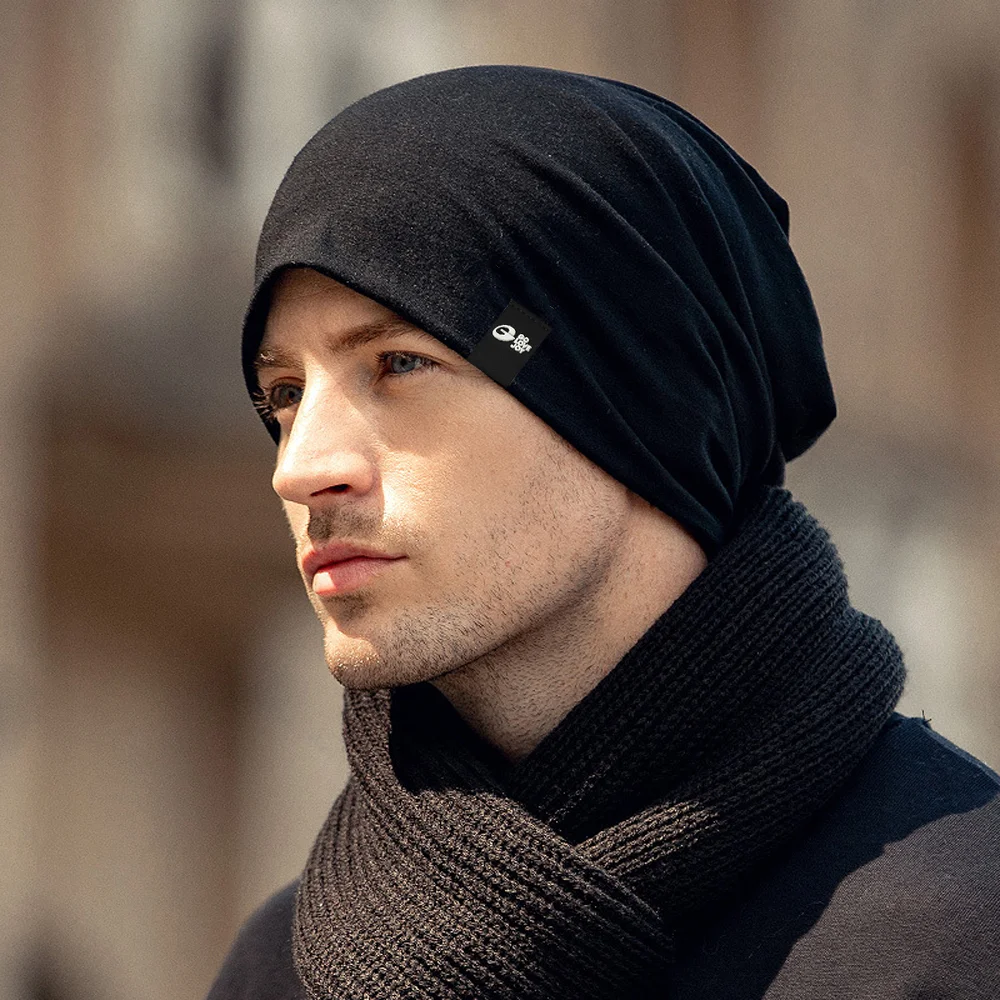 1pc Unisex Beanie Hat Mens Lightweight Hip Hop Beanie Hat - Breathable Windproof Design in Plain Colors Fashion-Forward Street
