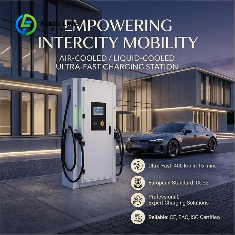 120kw dual connector dc fast ev charging station 250a 1000vdc plug and charge function for commercial ev fleet managers