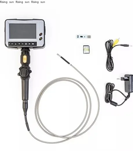 Por   Video    Inspection   With 3.9mm  Lens 1.5M Testing Cable 2-Way Articulation