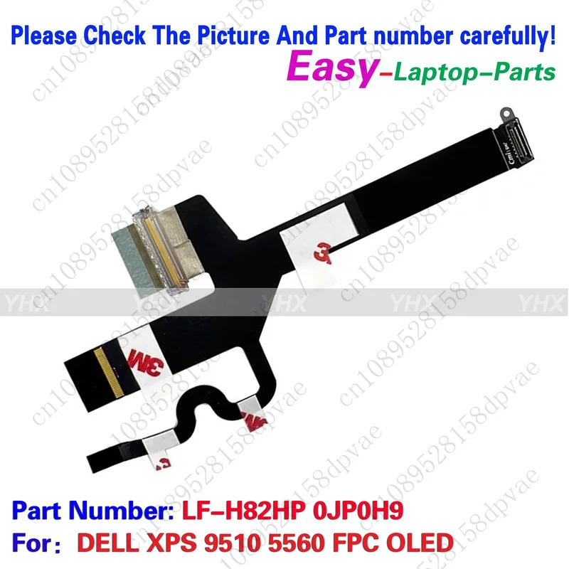 

GYX New For Dell XPS 9510 5560 FPC OLED CABLE LF-H82HP 0JP0H9.