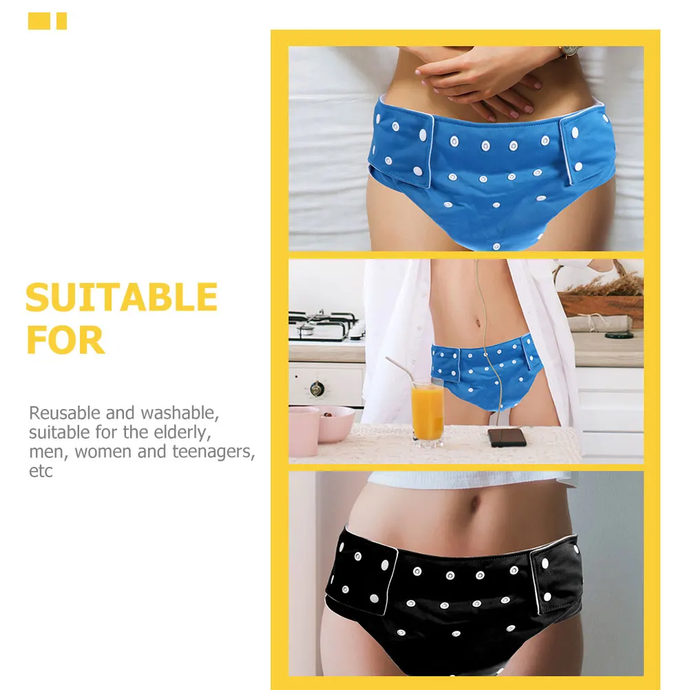 

2 Pcs Leak-proof Diaper Pants Adult Incontinence Incontinent Products Men Nappies Mens Diapers Washable