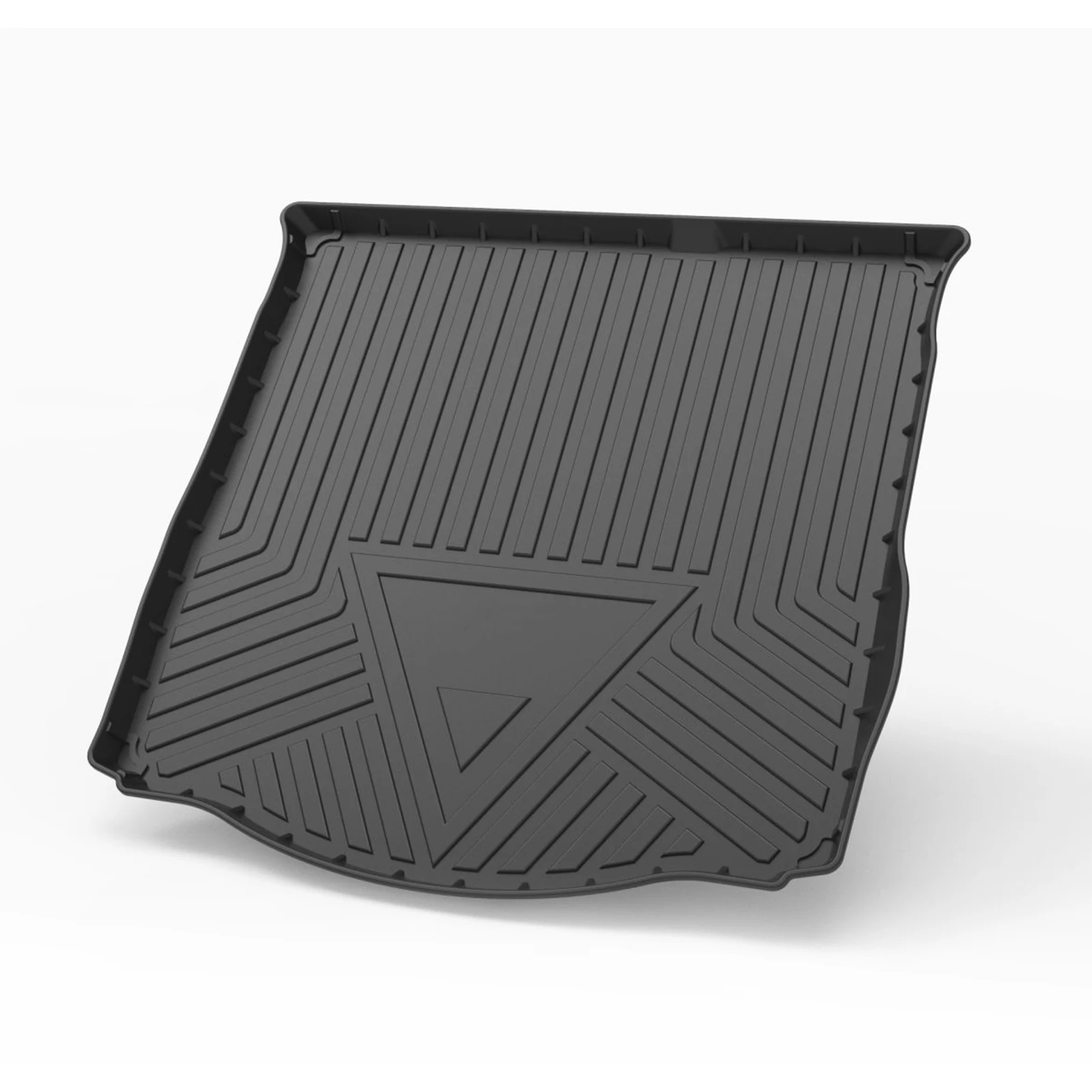 

For Peugeot 301 2014-2020 TPE Custom Trunk Mat Waterproof Rubber Protective Front Car Trunk Mat
