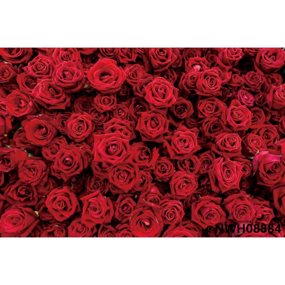 Fondo fotográfico de flores, decoración para fiesta de cumpleaños, boda, novia, baby shower, estudio fotográfico de pared con rosas