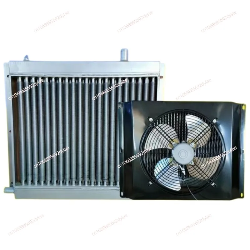 Breeding water heating fan boiler heating radiator greenhouse brooding circulation hot air fan industrial aluminum tube radiator