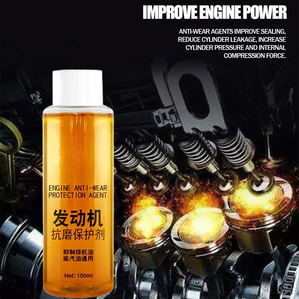 1/2pcs Engine Anti-wear Protection Agent Reduces Fuel Wastage Noise Anti Shake Rust Prevention Auto Engine Maintenance Products