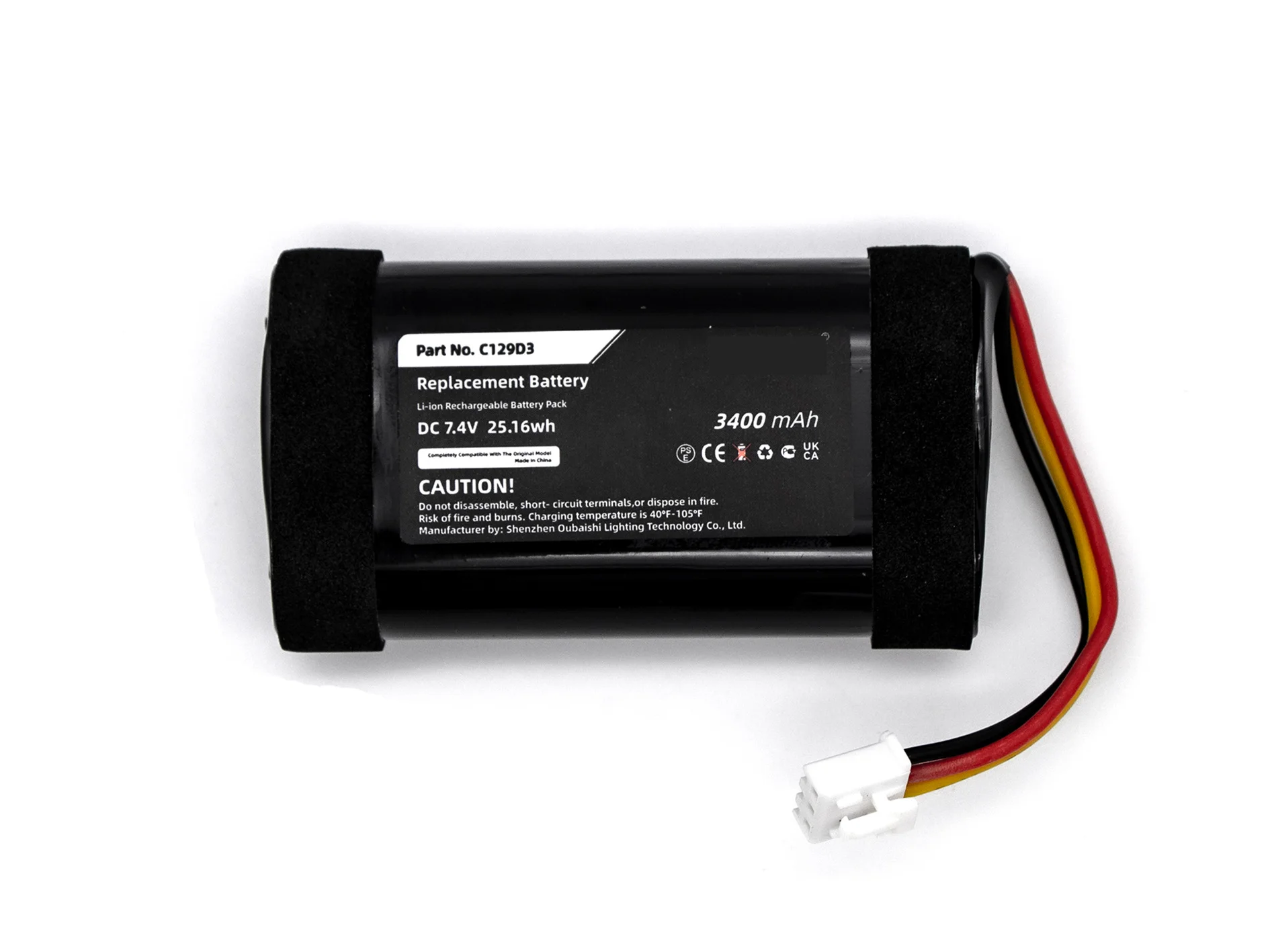 Replacement Battery for Bang & Olufsen  BeoPlay A1 C129D3 7.4V/mA