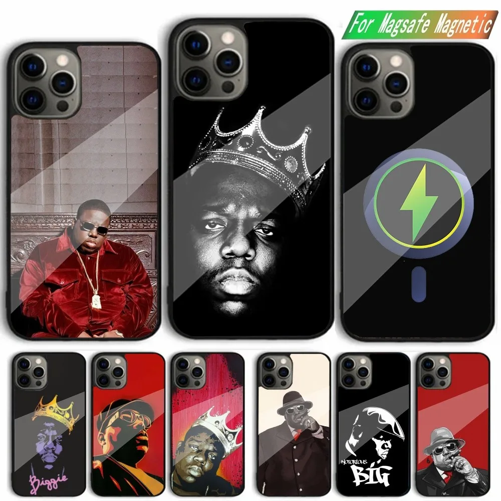 

Rapper B-Biggie S-Smalls BIG Phone Case For iPhone 15,14,13,12,11,Plus,Pro,Max Mini Magsafe Magnetic Wireless Charging