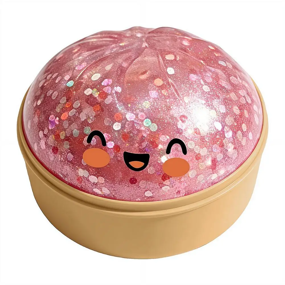 10Cm Simulatie Flash Dumpling Drukbal Stressverlichting Herbruikbaar Lage rebound Decompressie Speelgoed Kinderen Volwassenen Verjaardagscadeau