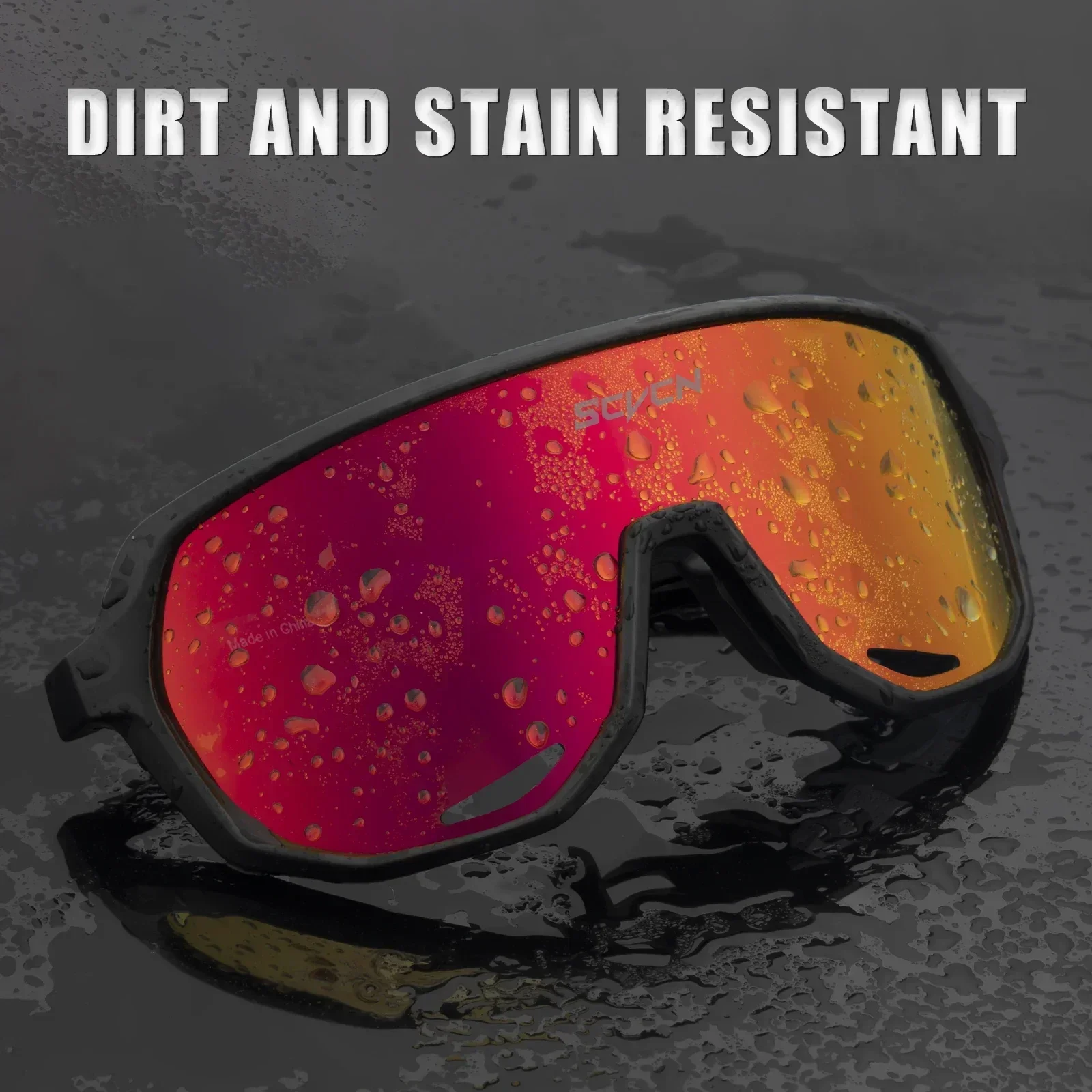 SCVCN Brand New okulary turystyczne Outdoor kolarstwo sportowe okulary przeciwsłoneczne UV400 okulary ochronne do jazdy na nartach akcesoria do rowerów górskich — zdjęcie 6
