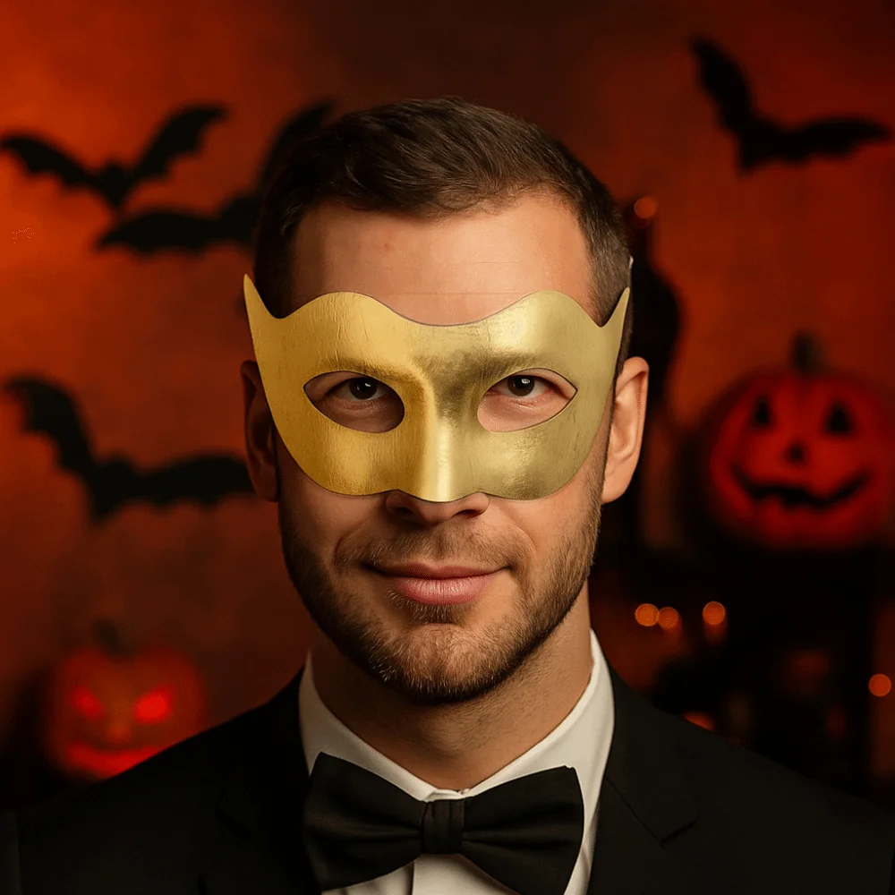 

Creative Plastic Halloween Masks Durable Reusable Jazz Mask Party Cosplay Props Venetian Masquerade Half Face Mask Carnival