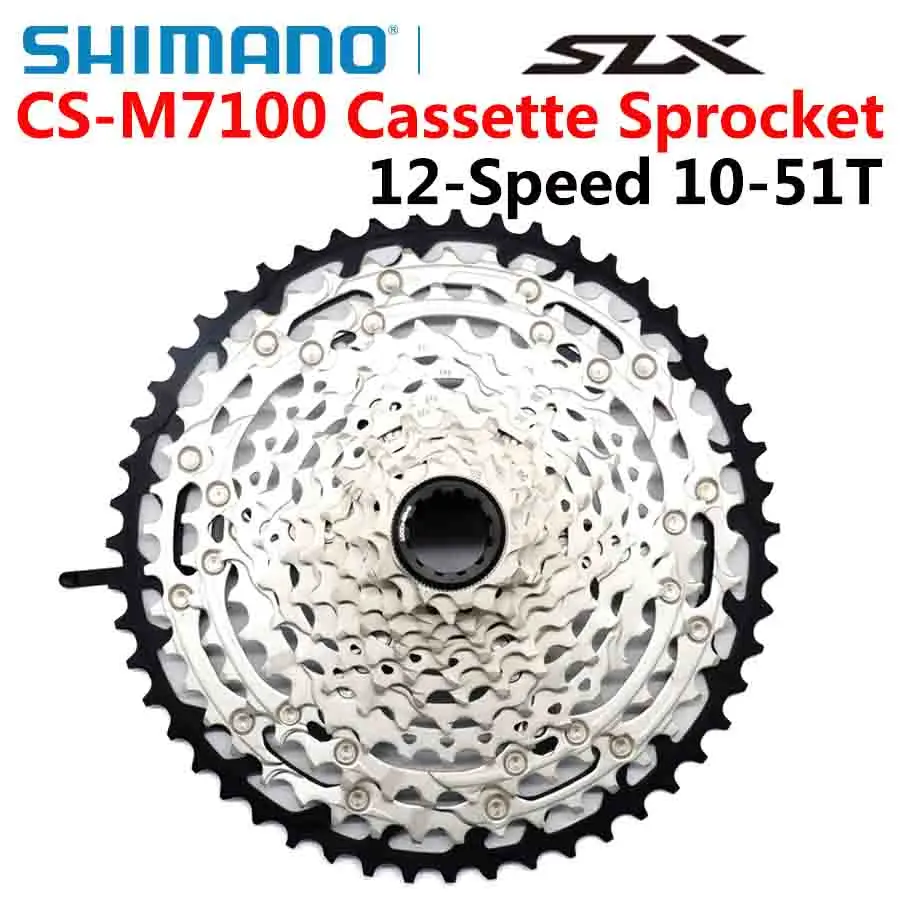 AliExpress Shimano SHIMANO SLX M7100 12S Mountain Bike Flywheel 12 Speed 10-51T Micro Spline Cassette 12v MTB Flywheel