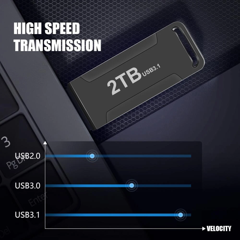 Hochgeschwindigkeits-USB-Stick 2TB 3,1 echte Kapazität Pen drive 1TB Memorias USB-Flash-Laufwerk 512g Cle USB-Stick versand kostenfrei Geschenke